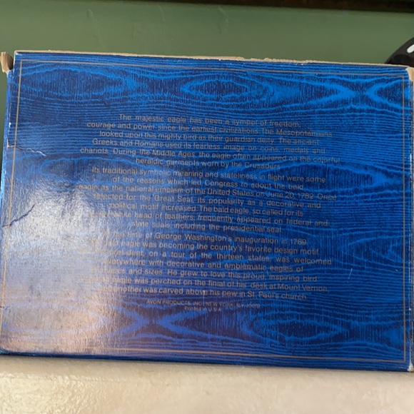 Avon Commemorative United States of America Bicentennial Glass Dish IOB - Picture 8 of 10